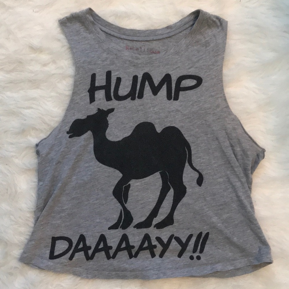 Hump day cutout tank top